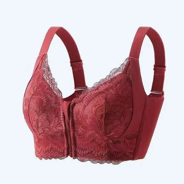 CowLost | product_id-womens-front-zipper-bra-with-back-gathering-correction-anti-sagging-comfort-warmth |9
