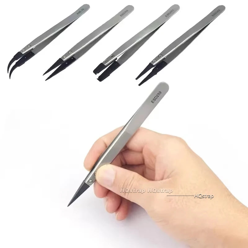 CowLost | watches-product_id-stainless-antistatic-esd-259a-esd-259-esd-7a-watch-hands-tweezers-straight-elbow-handle-tools |2