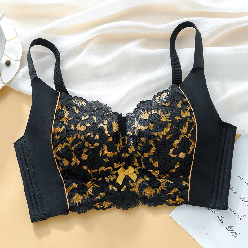 CowLost | product_id-fallsweet-wireless-plus-size-seamless-lace-push-up-bra |12