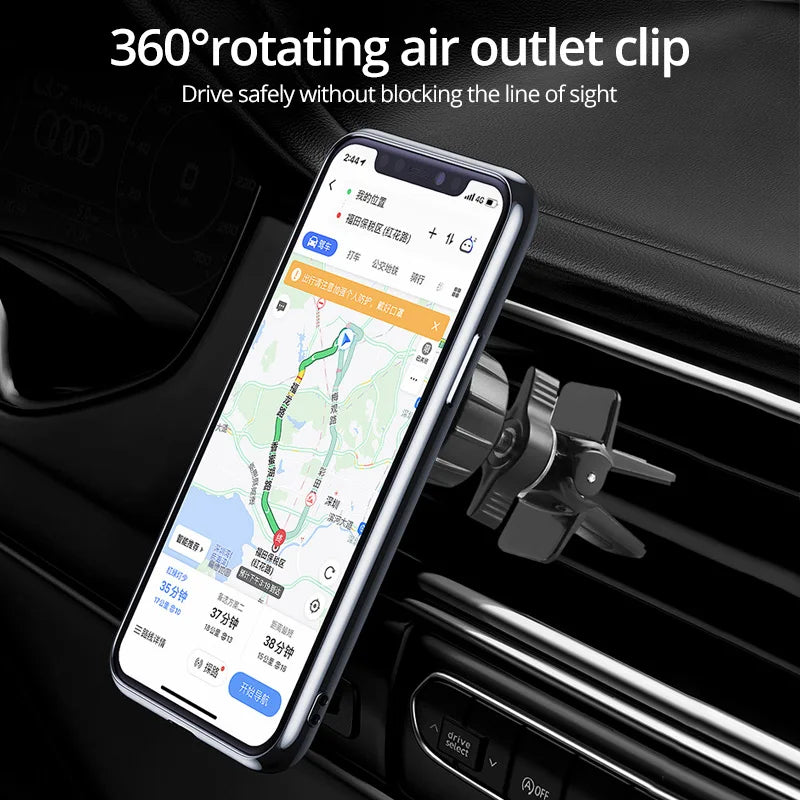 CowLost | product_id-car-phone-holder-17mm-ball-head-air-vent-clip-gravity-magnetic-mount-stand |2
