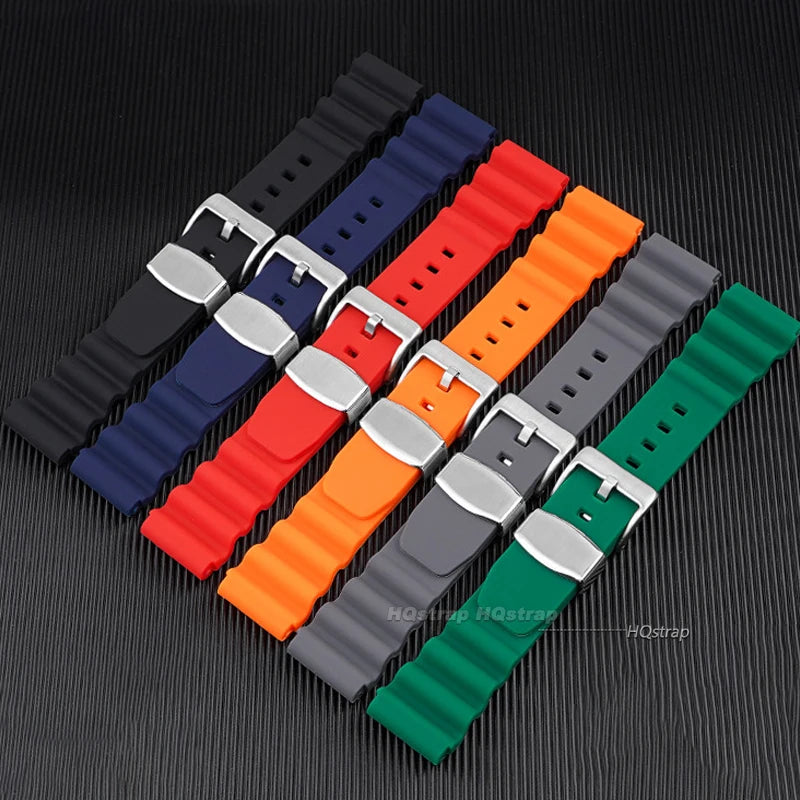 CowLost | rings-product_id-waterproof-silicone-replacement-strap-for-seiko-water-ghost-007-abalone-20-22mm-with-steel-ring |2