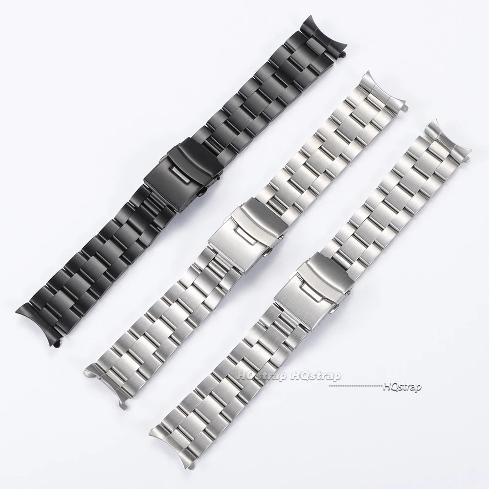 CowLost | watch-bands-product_id-stainless-steel-curved-end-band-18mm-22mm-replacement-strap-for-seiko-skx007-skx009-oyster-watch |5