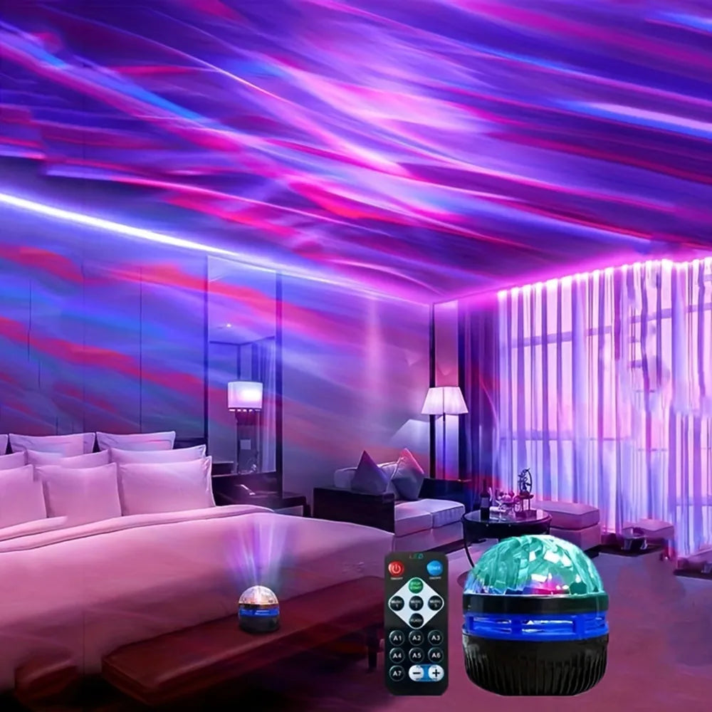 CowLost | night-lights-ambient-lighting-product_id-usb-galaxy-aurora-projector-5v-360-rotating-rgb-night-light-with-remote-for-home-theater |1
