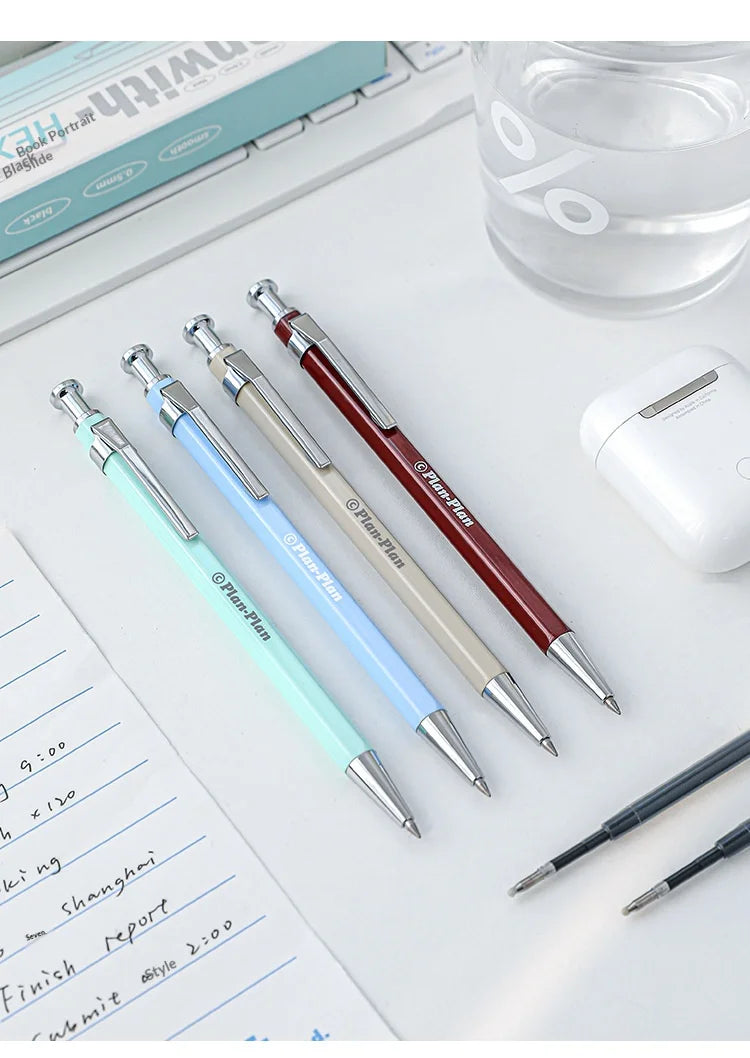 CowLost | product_id-planwith-hexagonal-metal-gel-pen-0-5mm-black-ink-retractable-anti-roll-comfortable-grip |21