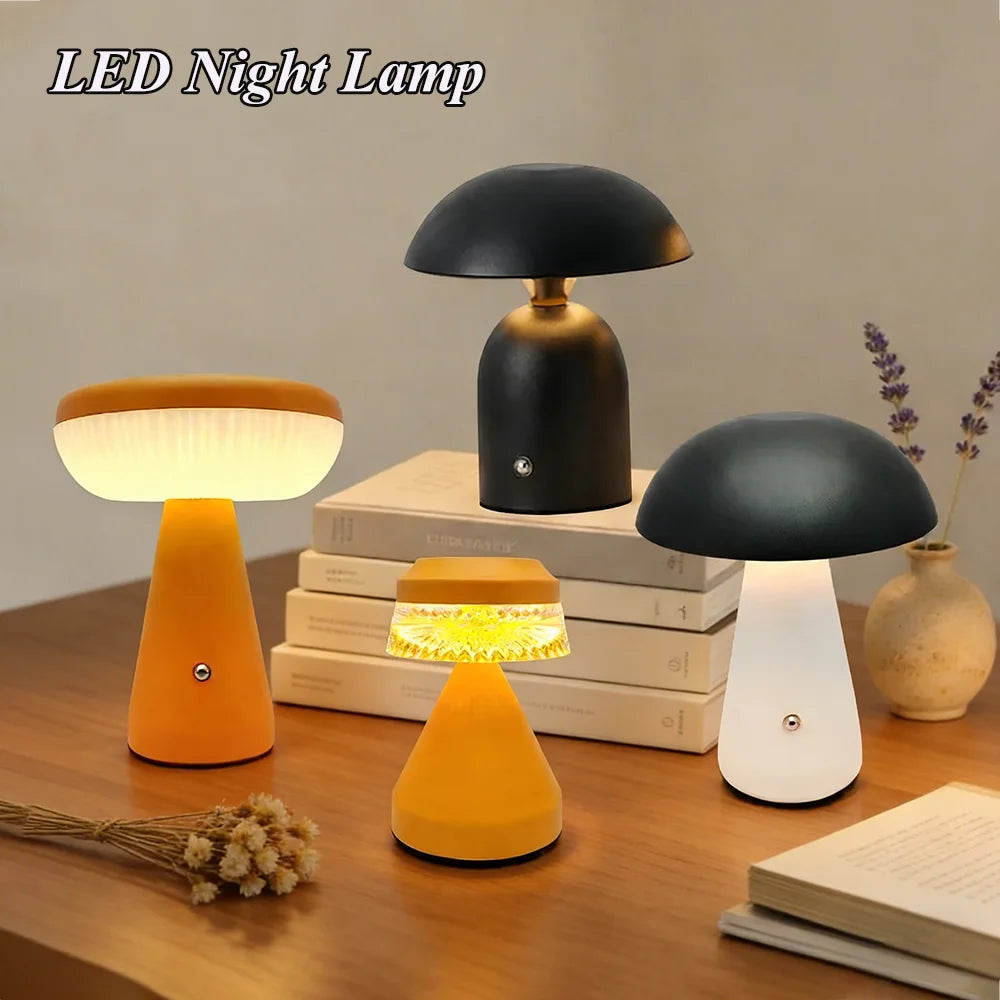 CowLost | product_id-rechargeable-led-mushroom-table-lamp-with-3-color-touch-dimming-for-bedroom-and-living-room |1
