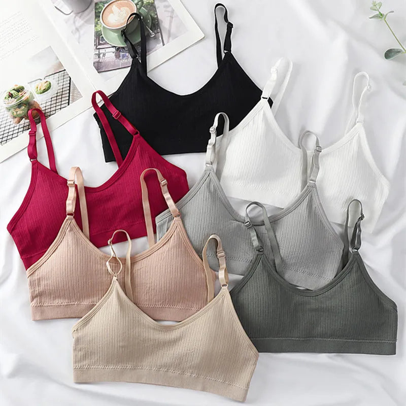 CowLost | product_id-women-seamless-ribbed-push-up-tube-top-bra-with-removable-pads-adjustable-straps |7