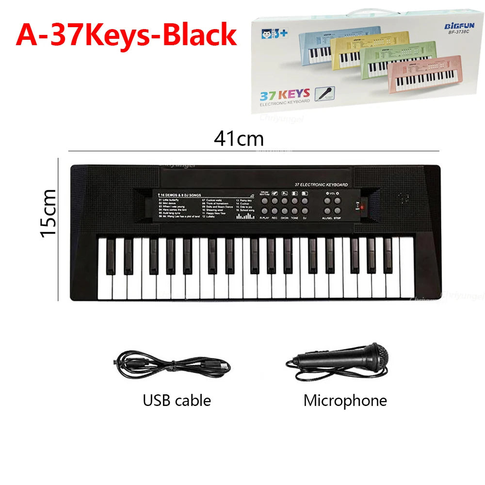 CowLost | product_id-37-key-kids-electronic-piano-keyboard-with-microphone-educational-toy-gift |29