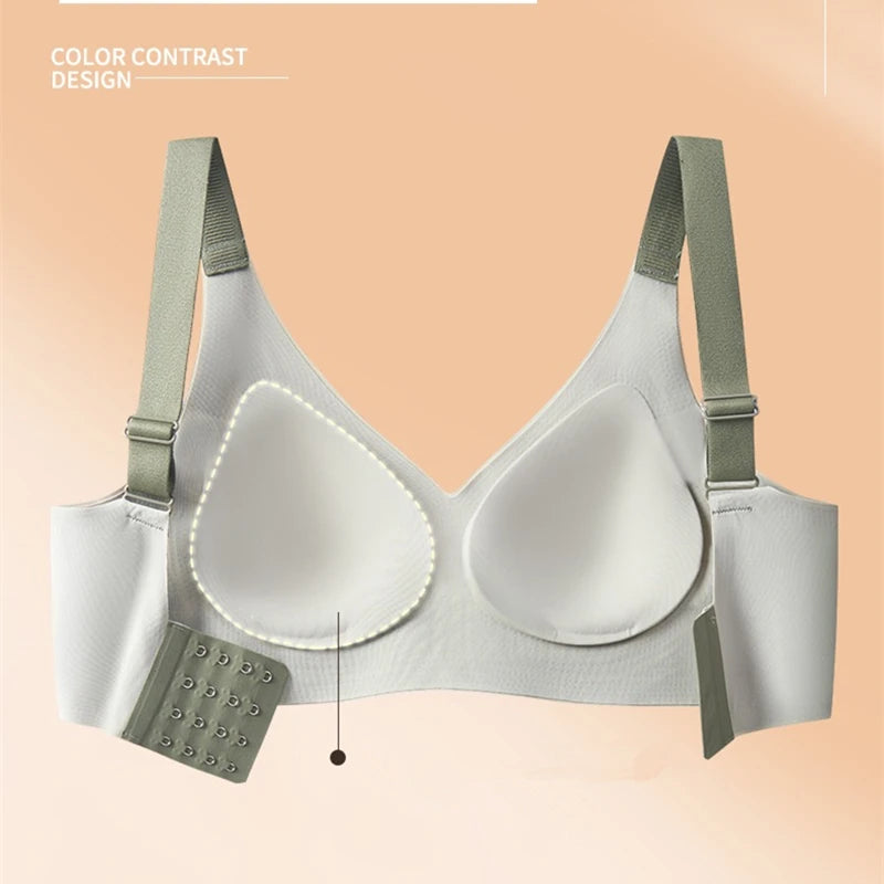 CowLost | product_id-seamless-contrast-push-up-fixed-cup-bra-with-comfortable-back-for-women |2