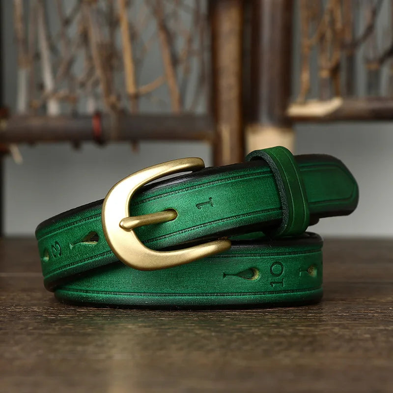 CowLost | 2-4cm-width-copper-buckle-cowskin-genuine-leather-belts-for-women |19
