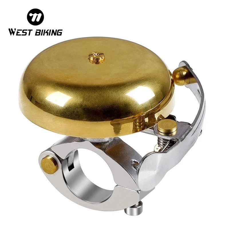 CowLost | west-biking-vintage-classic-bicycle-bell-ring-cycling-bike-brass-alloy-handlebar-retro-upgrades-cycling-bike-warning-horn-loud |1