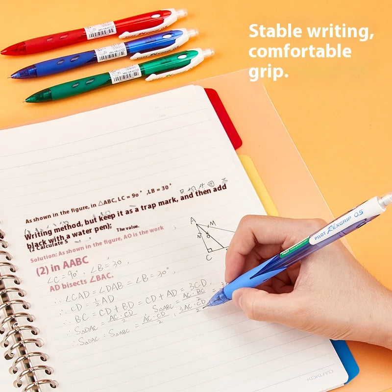 CowLost | product_id-japan-pilot-hrg-10r-mechanical-pencil-0-5mm-colored-rod-unbreakable-non-toxic-with-eraser-for-kids-beginners-writing-drawing |3