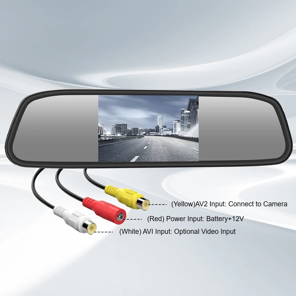 CowLost | product_id-universal-4-3-hd-tft-lcd-car-parking-rearview-mirror-monitor |5