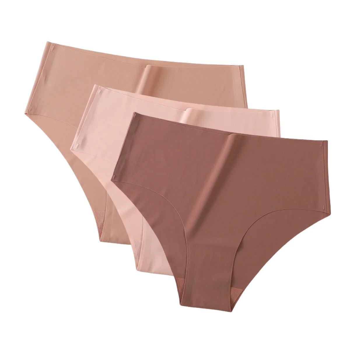CowLost | product_id-3pcs-women-high-waist-seamless-breathable-ice-silk-stretch-panties-xs-xl |14