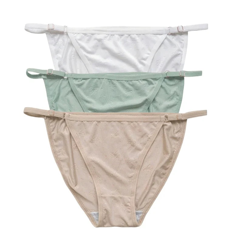 CowLost | product_id-3pcs-women-s-low-rise-ice-silk-brazilian-briefs-s-xl-solid-colors |8