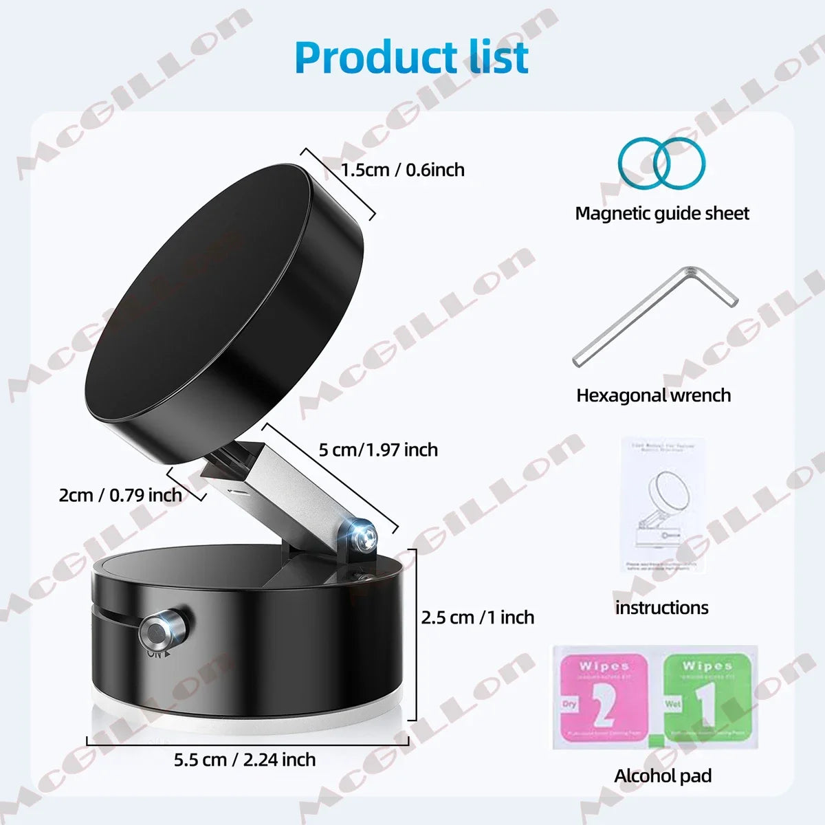 CowLost | product_id-universal-foldable-magnetic-double-sided-suction-cup-phone-holder-stand |15