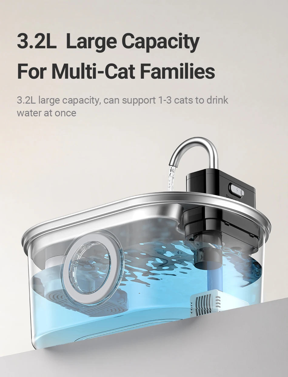 CowLost | cat-food-rojeco-stainless-steel-automatic-cat-water-fountain |17