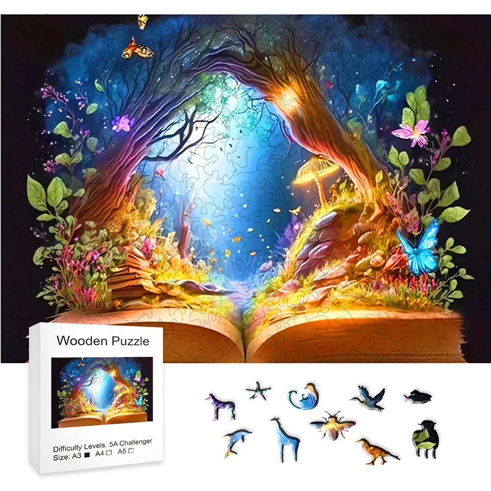 CowLost | product_id-magic-forest-advanced-wooden-puzzle-with-special-shapes-creative-gift-for-all-ages |1