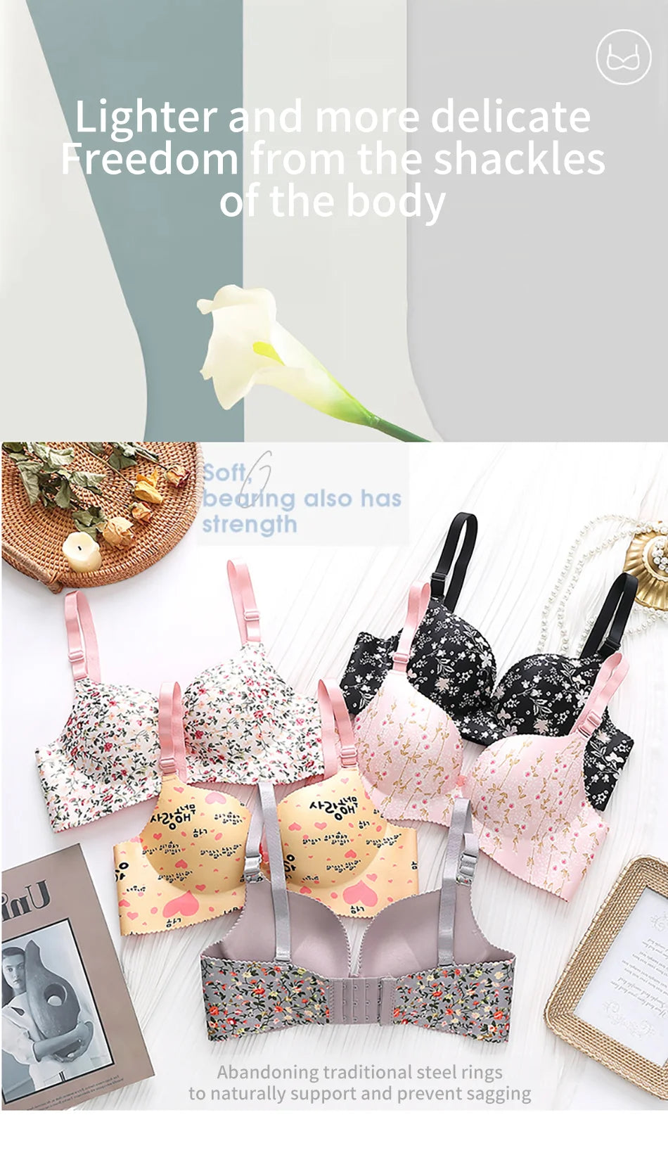 CowLost | product_id-girls-adjustable-cartoon-training-bralette-with-anti-slip-straps-for-comfort |7