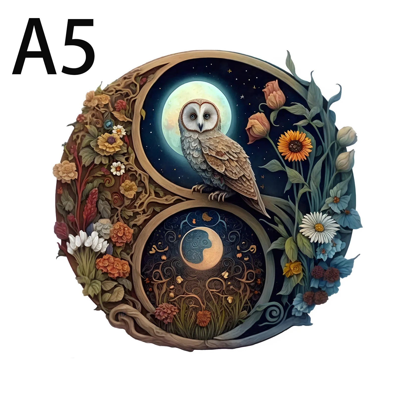 CowLost | product_id-wooden-3d-yin-yang-bird-puzzle-toy-diy-gift |8