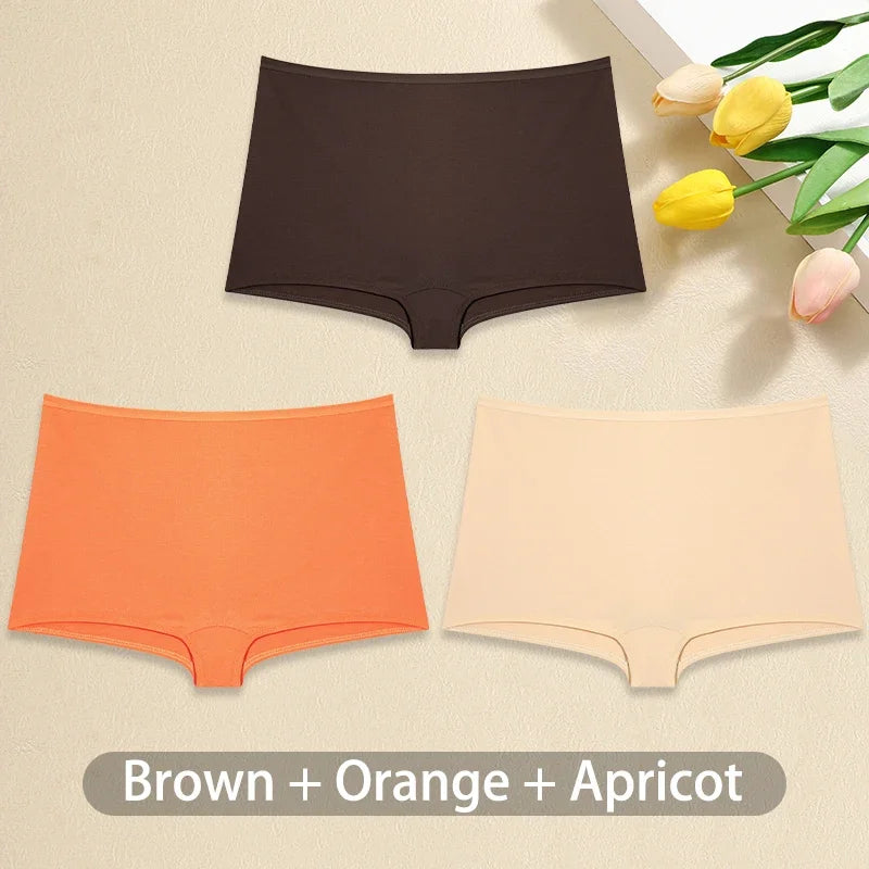 CowLost | activewear-pants-3pcs-women-cotton-low-rise-boyshort-panties-set-sexy-seamless |20