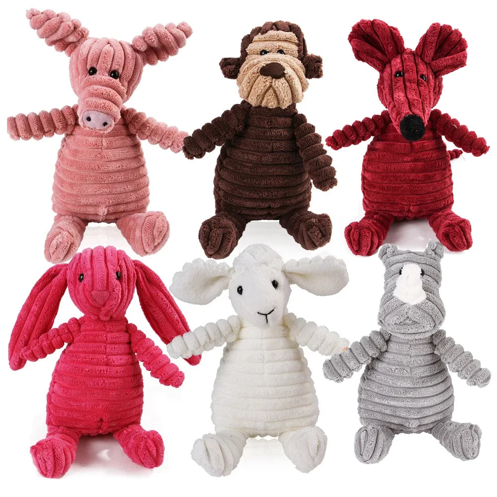 CowLost | dog-kennel-run-accessories-pig-voice-plush-dog-toy-for-tooth-cleaning |1