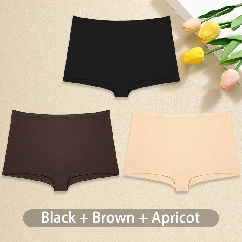 CowLost | activewear-pants-3pcs-women-cotton-low-rise-boyshort-panties-set-sexy-seamless |26