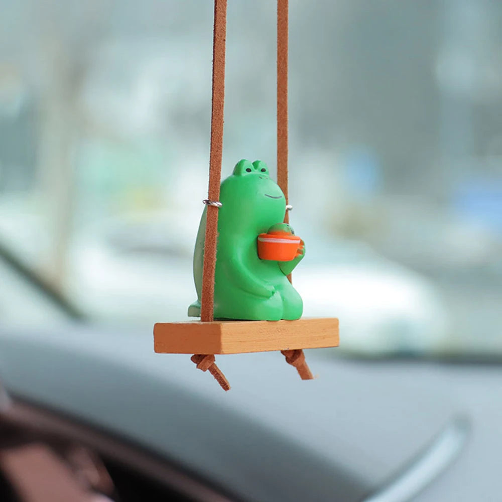 CowLost | gin-product_id-swinging-frog-rearview-mirror-car-pendant-charm |21