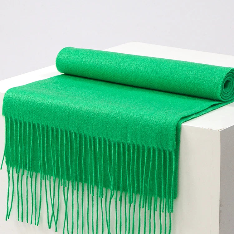 CowLost | winter-pure-long-wool-scarf-women-luxury-brand |49