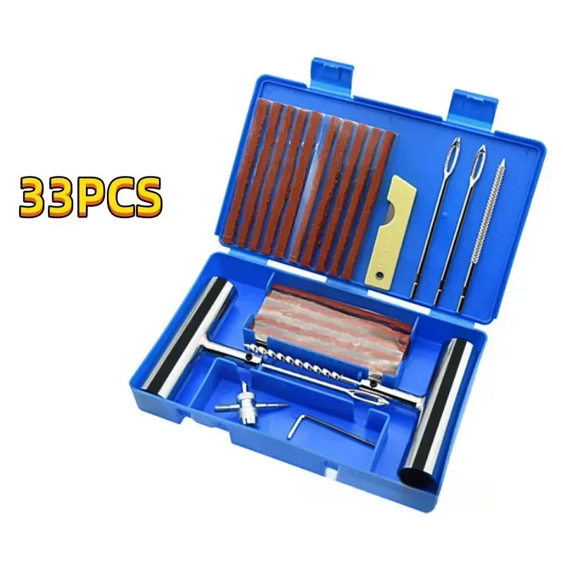 CowLost | 33-57pcs-auto-tire-repair-set-puncture-repair-tools |17