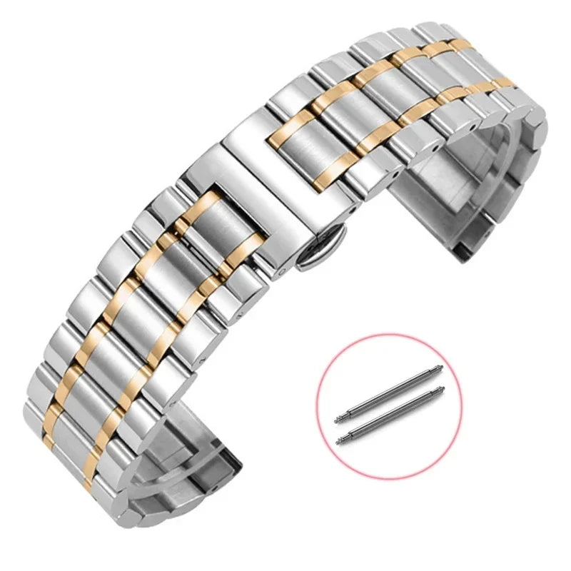 CowLost | solid-stainless-steel-watch-band-18mm-20mm-22mm-24mm-12-13-14-15-16-17-19-21-23-bracelet-universal-metal-strap-watch-accessories |16