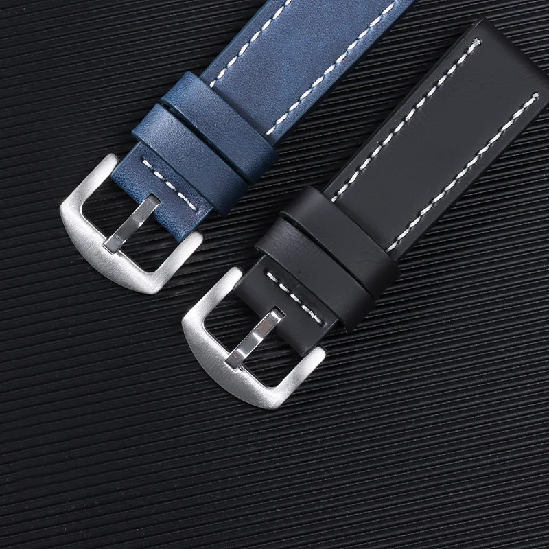 CowLost | product_id-universal-genuine-leather-waterproof-watch-strap-replacement-for-rolex-seiko-18-20-22-24mm |22