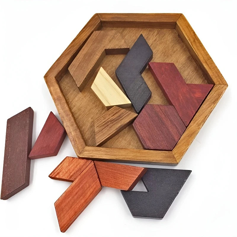 CowLost | fencing-barriers-montessori-wooden-geometric-shape-intelligence-puzzle-toy |1
