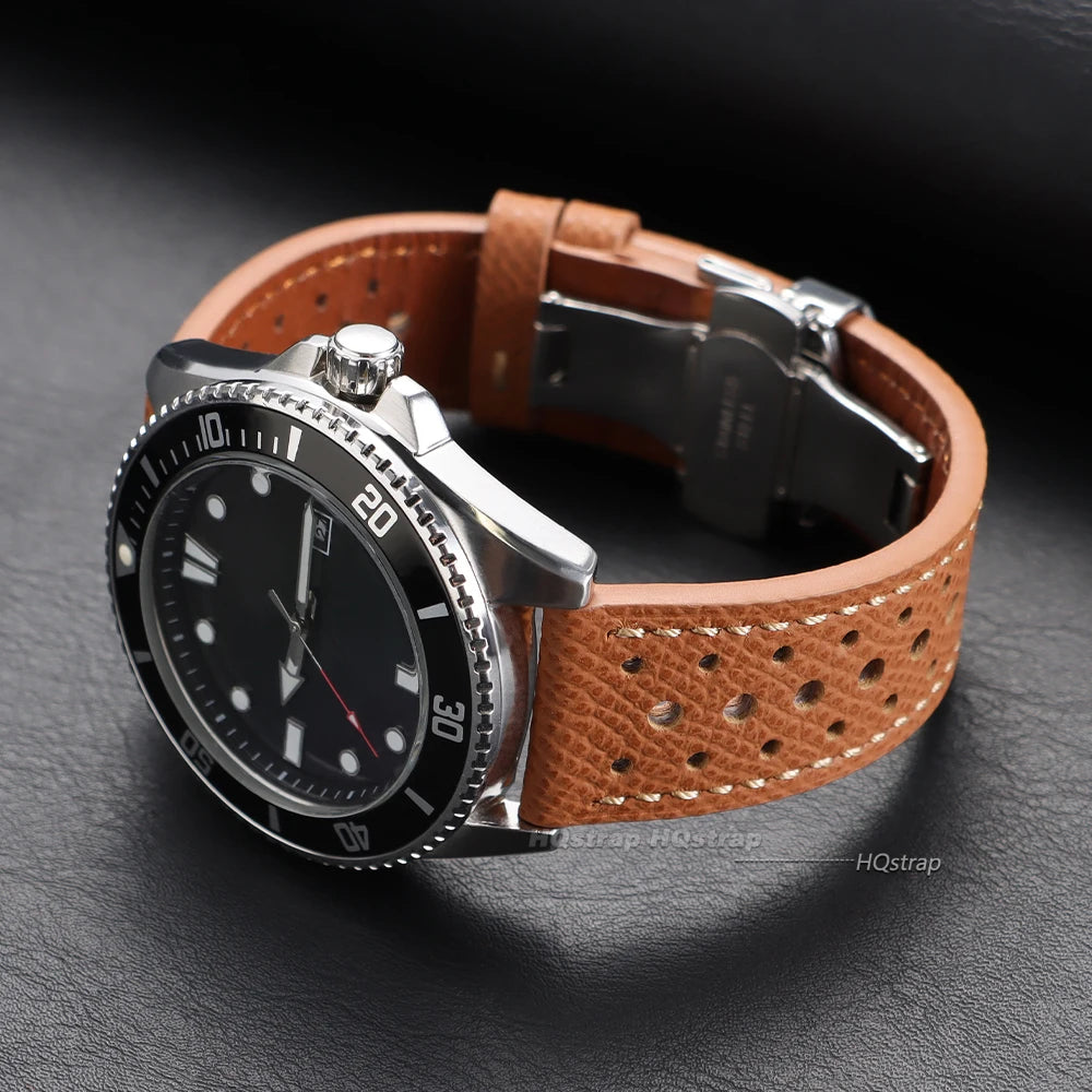 CowLost | product_id-cowhide-leather-quick-release-watch-band-18-22mm-with-deployment-clasp-for-seiko |6