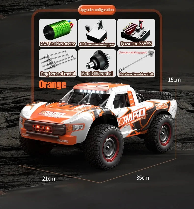 CowLost | fencing-barriers-jjrc-q130-70km-h-4wd-brushless-motor-rc-car-high-speed-drift-monster-truck |10