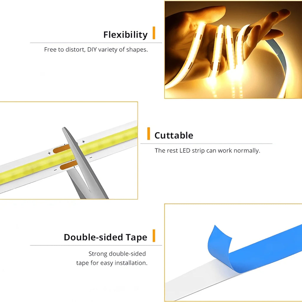 CowLost | tv-led-backlight-strips-bars-product_id-5v-usb-cob-led-touch-dimmable-flexible-light-strip-for-home-decoration |14