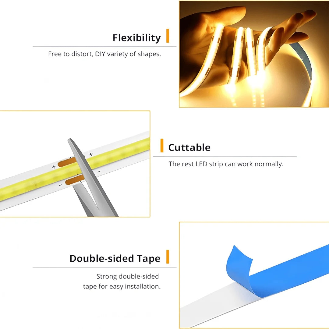CowLost | tv-led-backlight-strips-bars-product_id-5v-usb-cob-led-touch-dimmable-flexible-light-strip-for-home-decoration |14