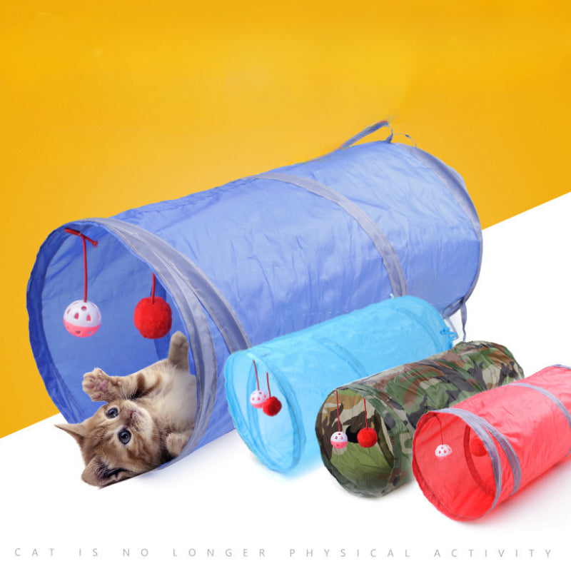CowLost | cat-treats-cat-tunnel-toy-with-2-holes-and-balls-for-pets |6