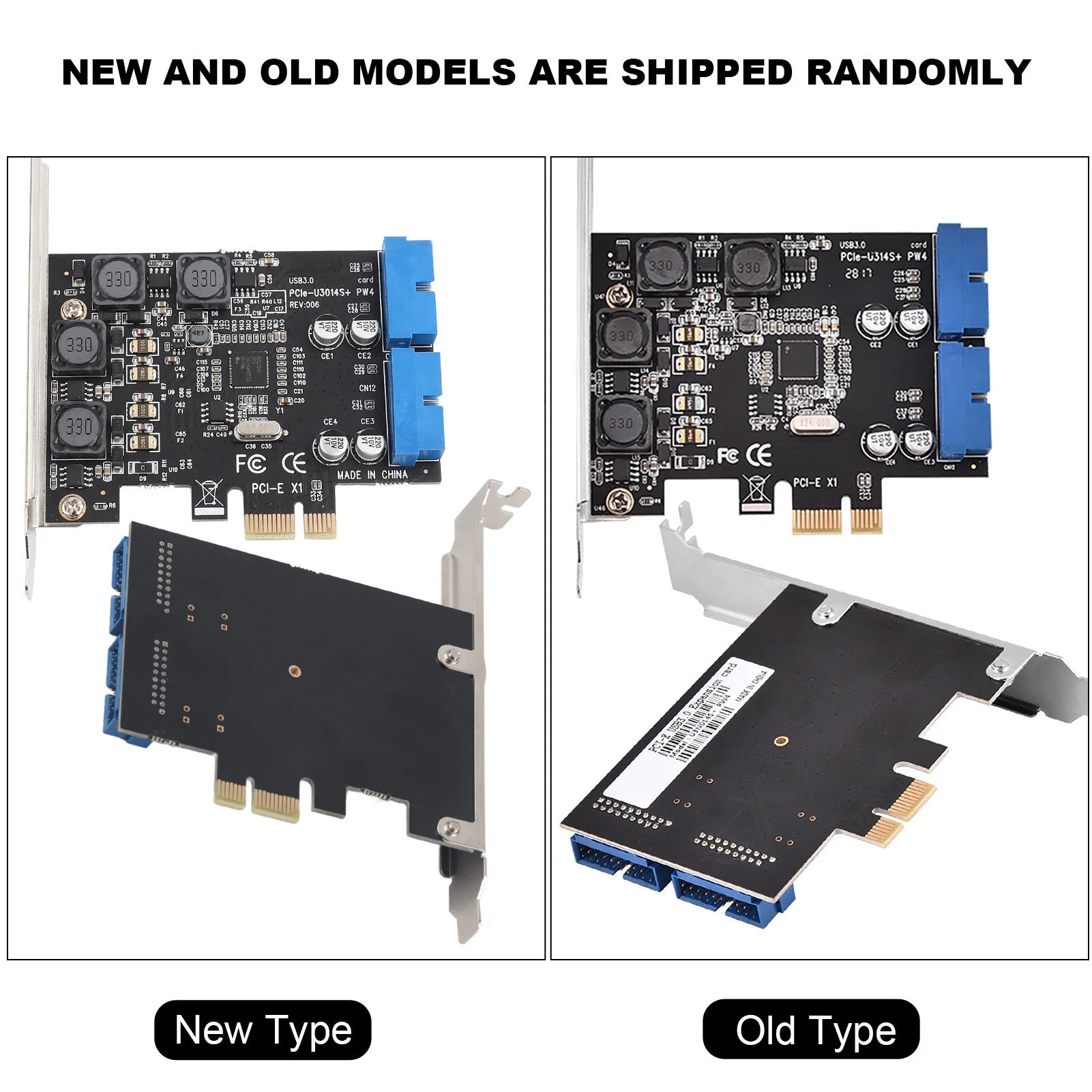 CowLost | pci-e-usb-3-0-header-pcie-pciexpress-to-internal-2-port-19pin-header-usb-3-0-expansion-card-with-low-profile |10