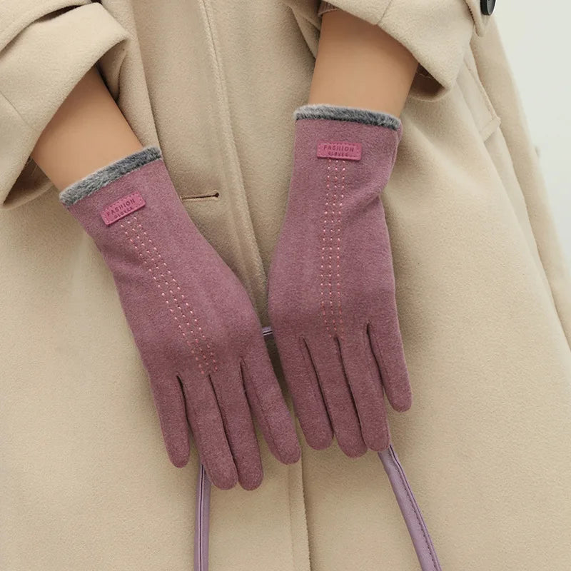 CowLost | winter-womens-gloves-vintage-windproof-touch-screen |6