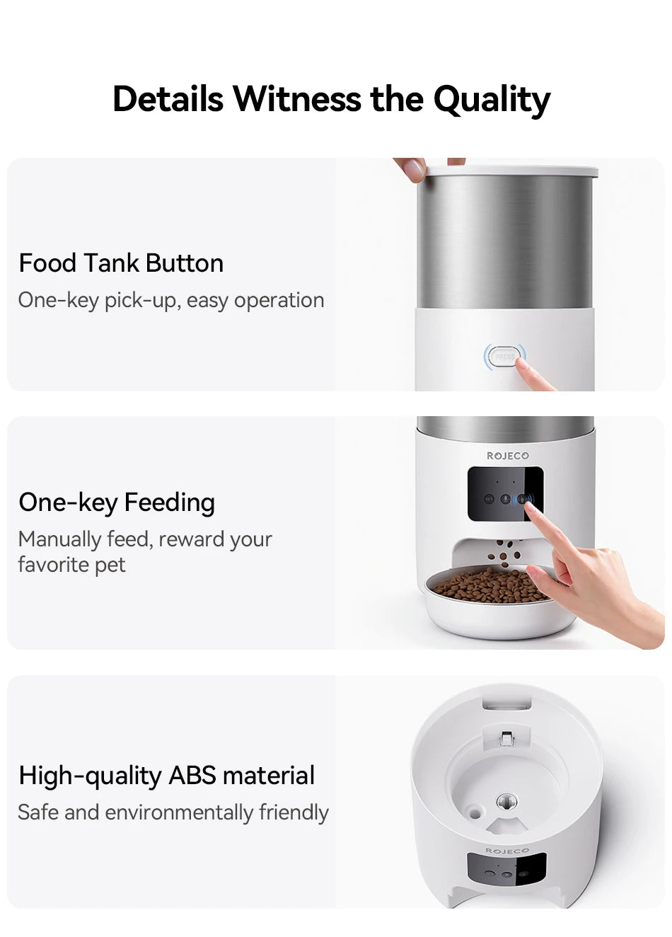 CowLost | cat-food-rojeco-4-5l-stainless-steel-smart-cat-feeder-with-wifi-app-and-voice-control |21