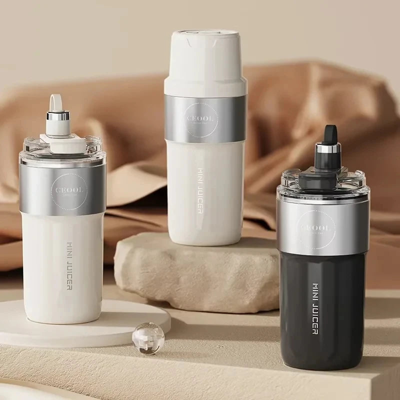 CowLost | product_id-homefish-350ml-portable-usb-rechargeable-insulated-304-stainless-steel-juicer-with-26-blades |4