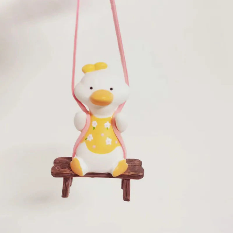 CowLost | product_id-gypsum-bowknot-duck-pendant-car-rearview-mirror-swing-gift |22