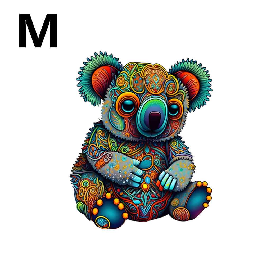 CowLost | product_id-koala-wooden-jigsaw-puzzle-irregular-animal-pattern-educational-toy-gift-for-halloween-christmas |11
