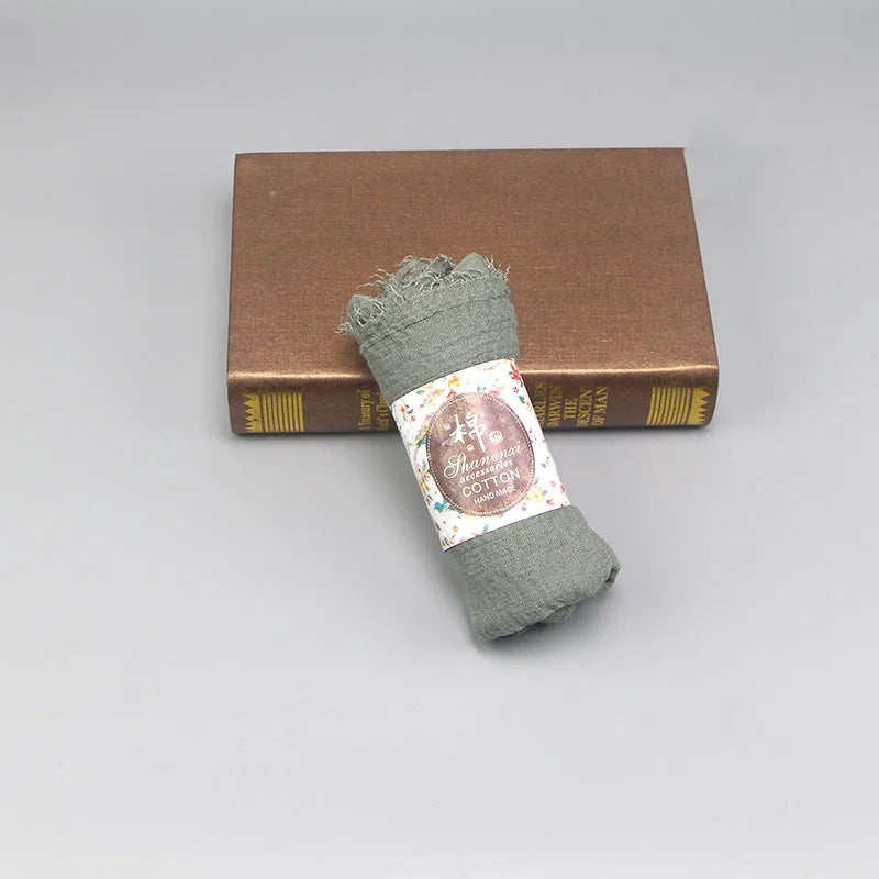 CowLost | otton-crinkle-headband-veil-scarves-women-solid-color |37