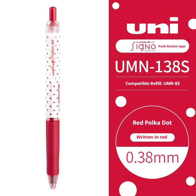CowLost | product_id-uni-ball-signo-umn-138s-limited-polka-dot-gel-pen-0-38mm-retractable-fine-point-assorted-colors |29
