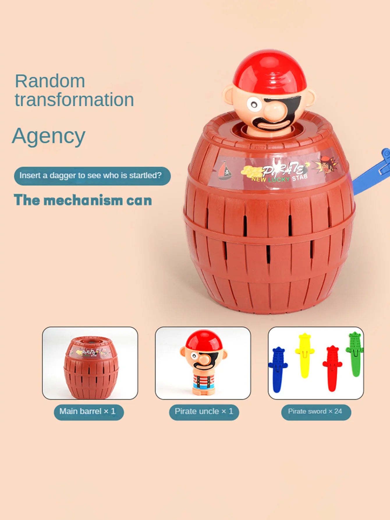 CowLost | product_id-pirate-bucket-interactive-childrens-toy-board-game-prank-sword-insertion-wooden-bucket |10