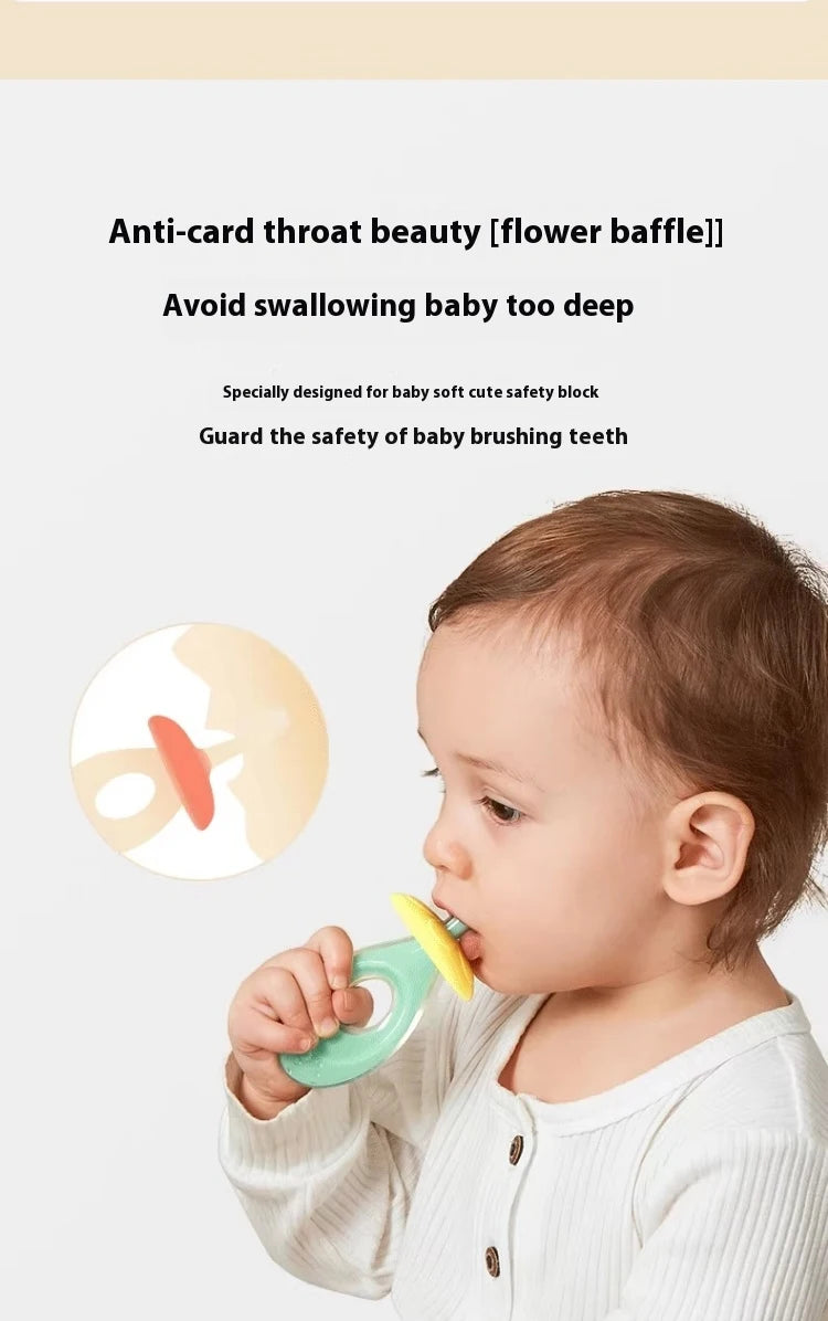 CowLost | childrens-bucket-soft-bristle-toothbrush-non-slip-handle |10