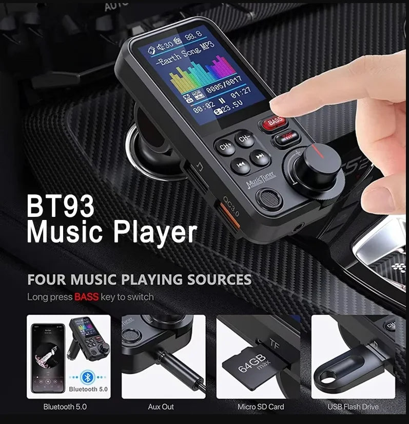 CowLost | product_id-bt93-wireless-car-bluetooth-fm-transmitter-with-qc3-0-fast-charging-and-clear-sound |1