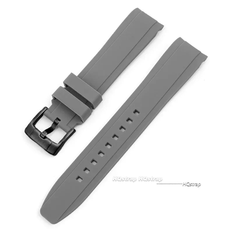 CowLost | product_id-curved-end-waterproof-silicone-rubber-watch-strap-for-citizen-swatch-rolex-20mm-22mm |21