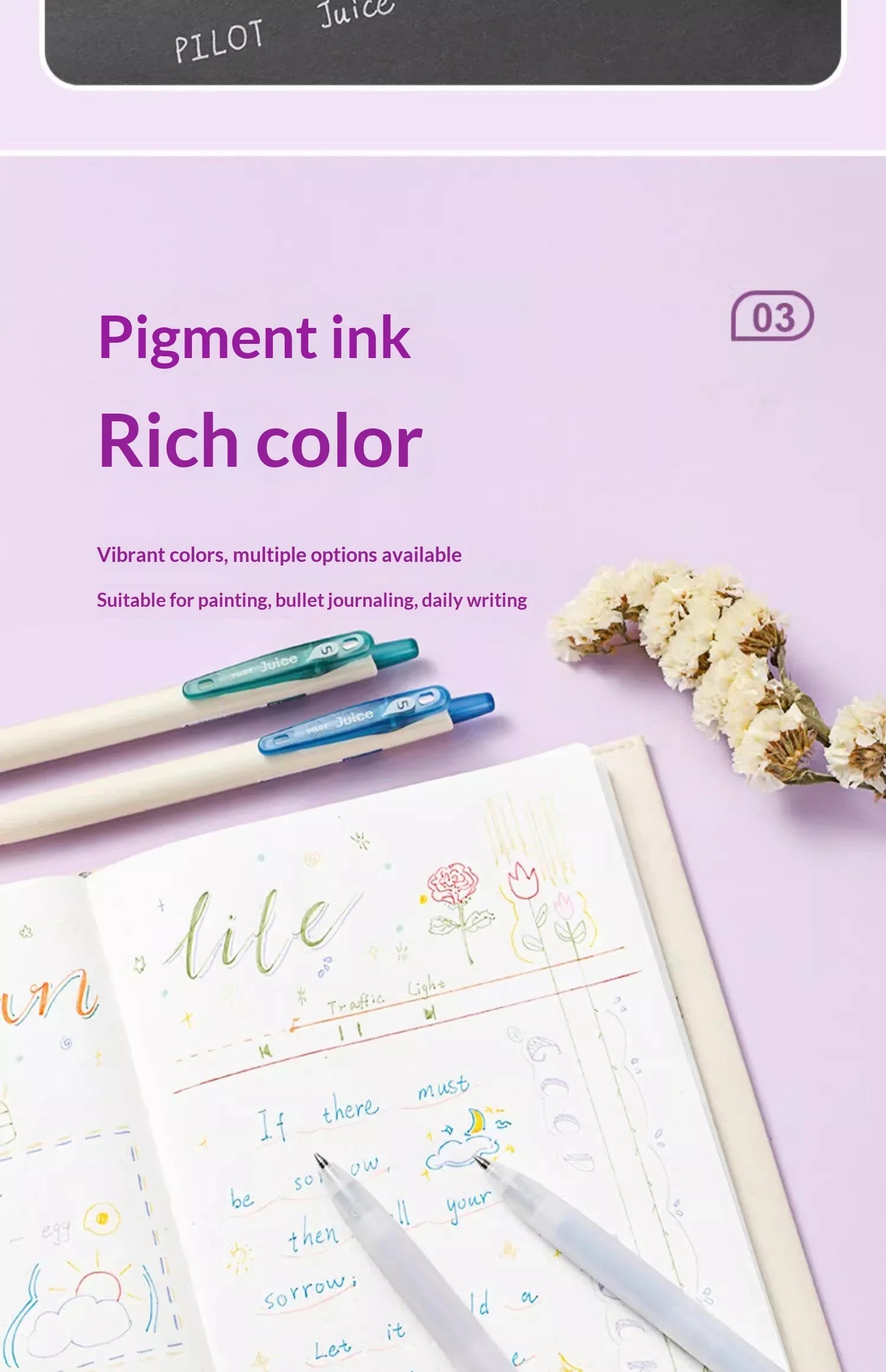 CowLost | product_id-pilot-juice-0-5mm-fine-gel-pens-soft-pastel-vintage-classics-clear-barrel-for-writing-illustration |12
